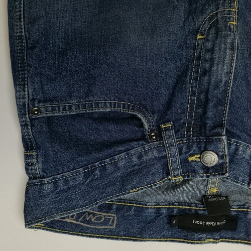Calvin Klein Jeans Low Rise W30 L34 Womens Blue Regular Bootcut BNWT - Picture 6 of 13