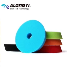 6"5PCS Car Foam Sponge Buffing Pads Kit 150mmGlass Polishing Disc Colorful Wheel