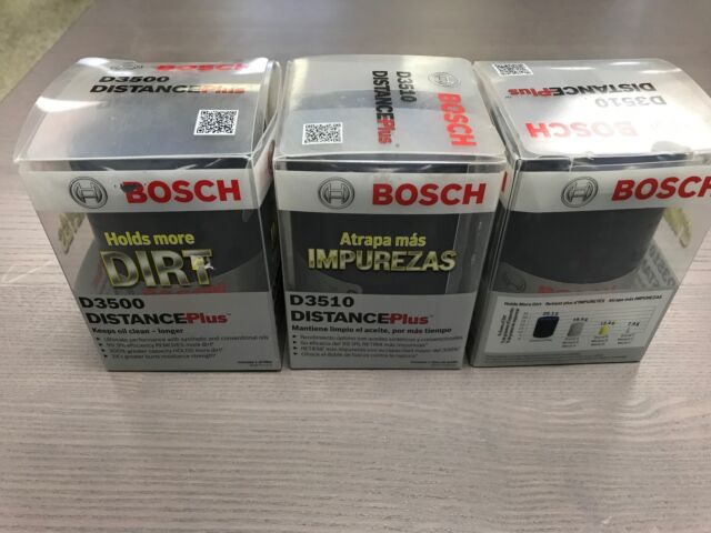 Bosch Distance Plus Oil Filter Application Chart