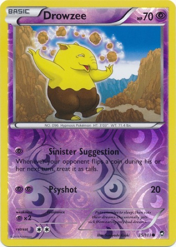 Drowzee (Furious Fists 35/111) - Common (Reverse Foil)