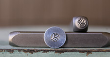SUPPLY GUY 5mm Volleyball Sport Metal Punch Design Stamp SGCH-426