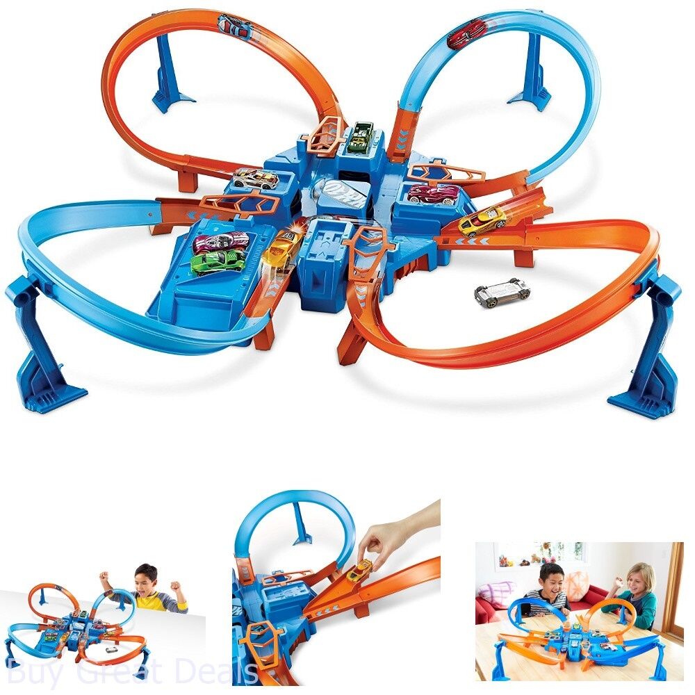 Hot Wheels Criss Cross Crash Track Set by Mattel