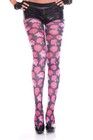 sexy MUSIC LEGS blooming FLOWERS blossom ROSES floral PANTYHOSE stockings TIGHTS