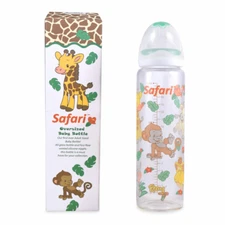 Rearz Safari Oversized Glass Bottle - Adult / Special Needs - Green