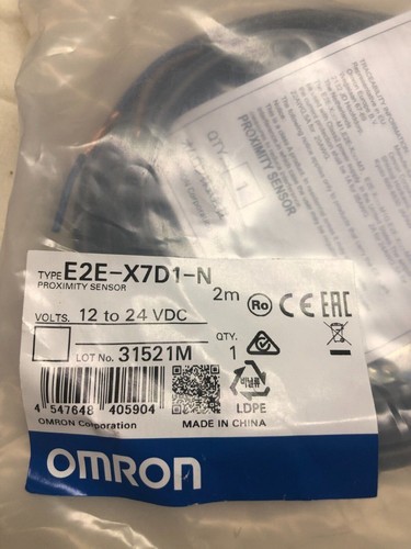 E2E-X7D1-N, 2 WIRE, M18, 7MM SENSING DISTANCE, TUBULAR PROXIMITY SWITCH OMRON - Picture 9 of 24