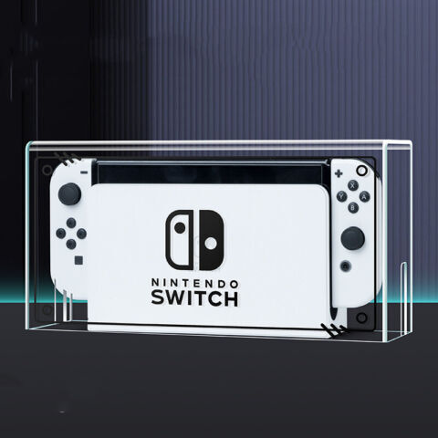 Nintendo Switch Dust Shell Case Cover with RGB Console Protective Display Holder - Bild 13 von 17