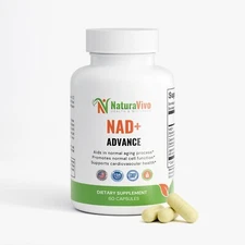 NAD+ Advance with Quercetin and Resveratrol – 500mg NAD+ with Antioxidant Blend