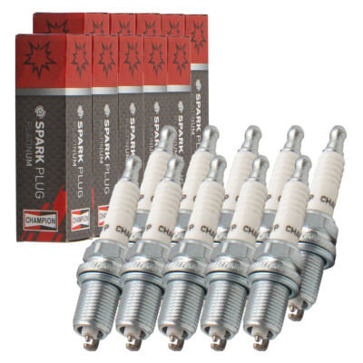 10x CHAMPION OE136/T10 RC8PYP Zündkerze für AUDI RS6 quattro (C6) 580 PS