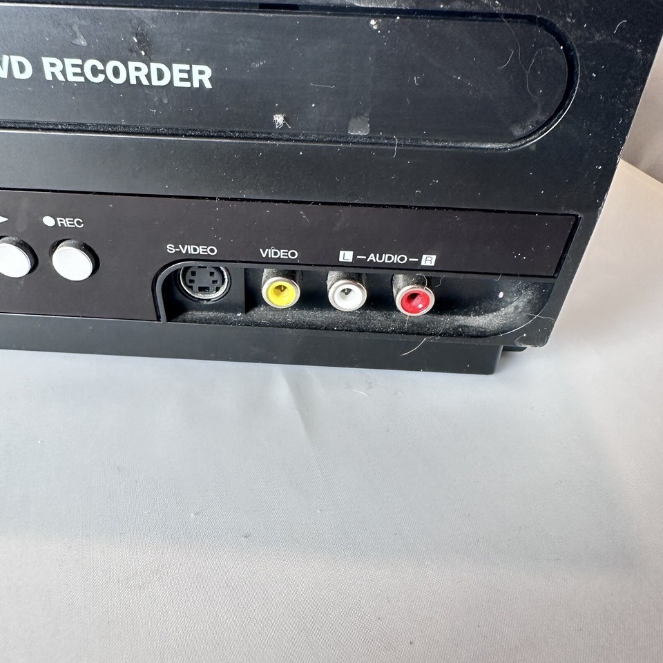 Emerson DVD recorder VCR Combo ZV427EM5 Black Tested Working No Remote