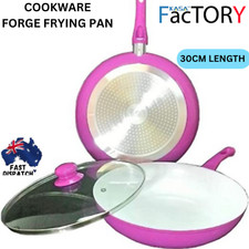 KASA Marble Stone Ceramic Coated Cookware Frypan Frying Pan Bakelite Handle 30cm
