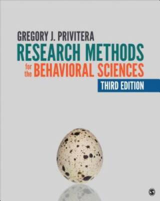 Research Methods for the Behavioral Sciences - Hardcover - VERY GOOD