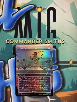 1x Elixir of Immortality   Borderless   FOIL   Fallout Secret Lair MTG NM 1634