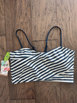 Nani Swimwear Coastal Stripe Crossover Bralette