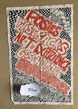Nardwuar Posies Fastbacks Original Concert gig Poster Punk Vancouver BC Canada