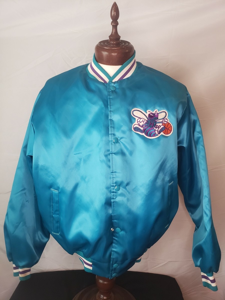 🚨🔥Vintage Chalk Line XL Charlotte Hornets Starter Style