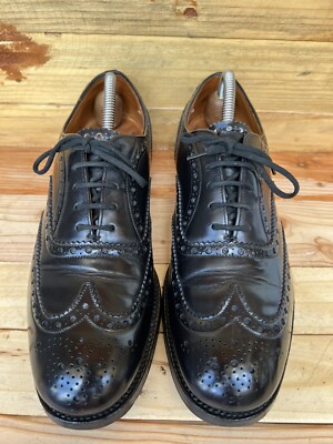 Church's Burwood black leather brogues - mens dress shoes size UK