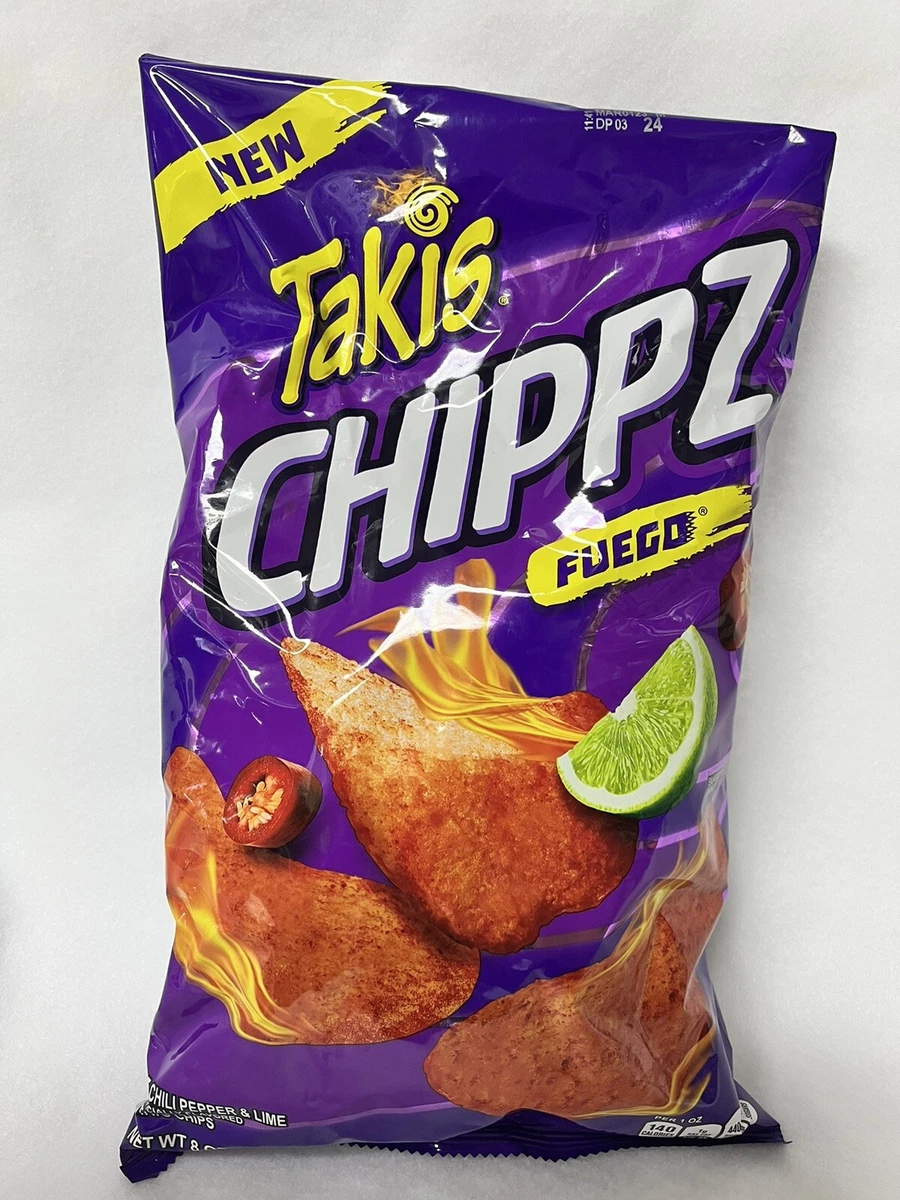 Takis CHIPPZ Chilli Pepper Lime Fuego Free Shipping Spicy Takis