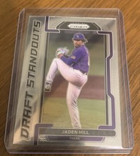 Jaden Hill 2021 Panini Prizm Draft Picks Draft Standouts Baseball Card DS-JH