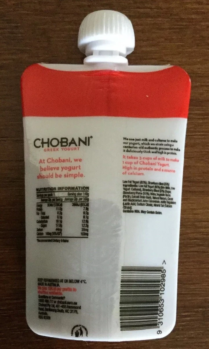 Coles Little Shop Chobani Greek Yogurt Mini Collectable eBay