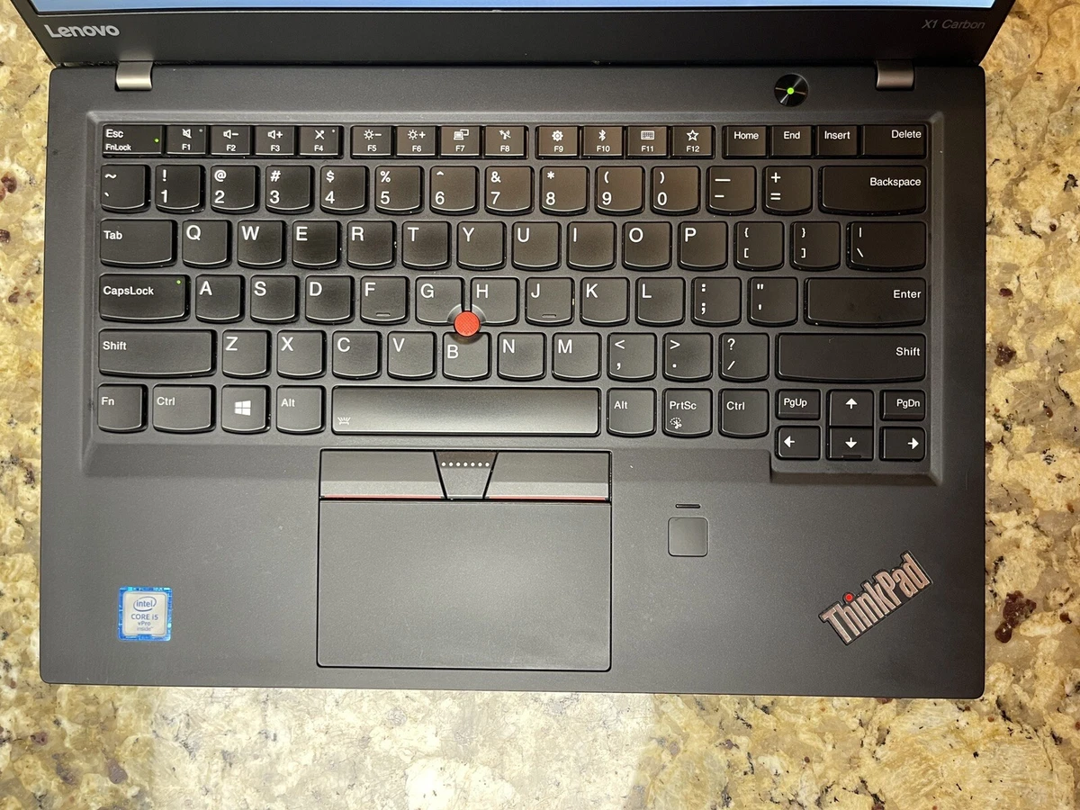 Lenovo ThinkPad X1 Carbon 5th Gen (256GB SSD Intel Core i5-6300U 2.4GHz 8GB)...