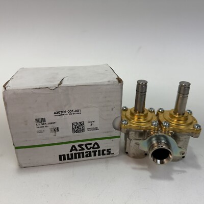 Asco Numatics Valve HV430306-001-001 DW Double NOS