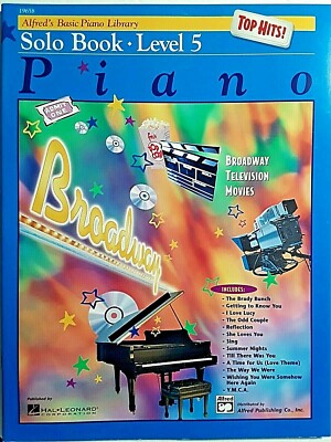 Alfred's Basic Piano Library  ''Solo Book, Level 5'' - Top Hits