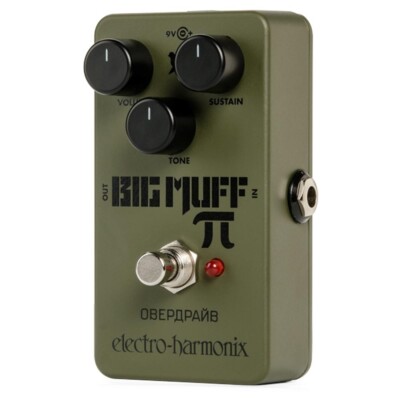 Electro-Harmonix EHX Green Russian Big Muff Pi Fuzz Guitar Effect