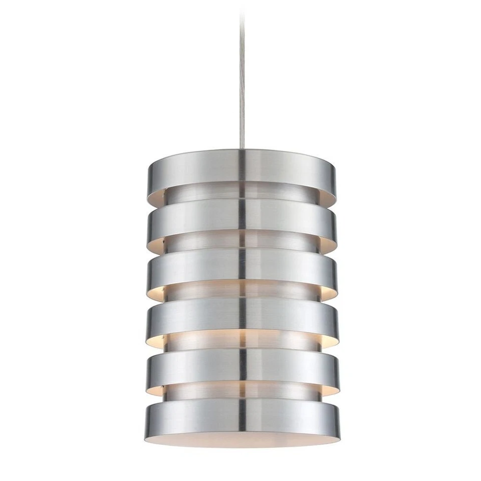 Lite Source LS-19921ALU pendant Ceiling Lamp Aluminum modern - Image 2 of 4