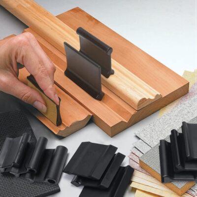 11 Pcs Contour Sanding Grips With 21 Profiles Woodworking Angle Sanding Pads For