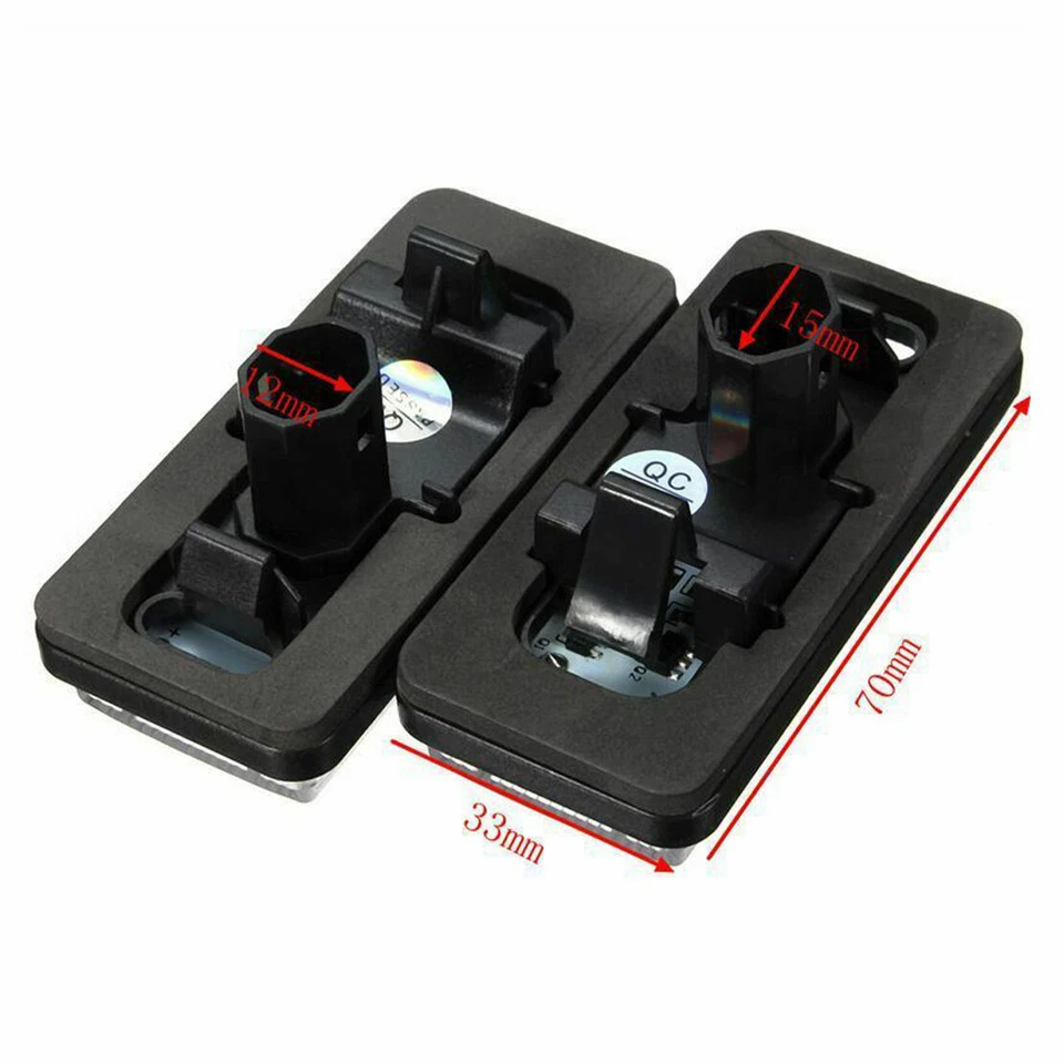 2x luces LED de matrícula sin libre para Toyota Land Cruiser Prado Lexus GX LX470 Foto 2 de 4