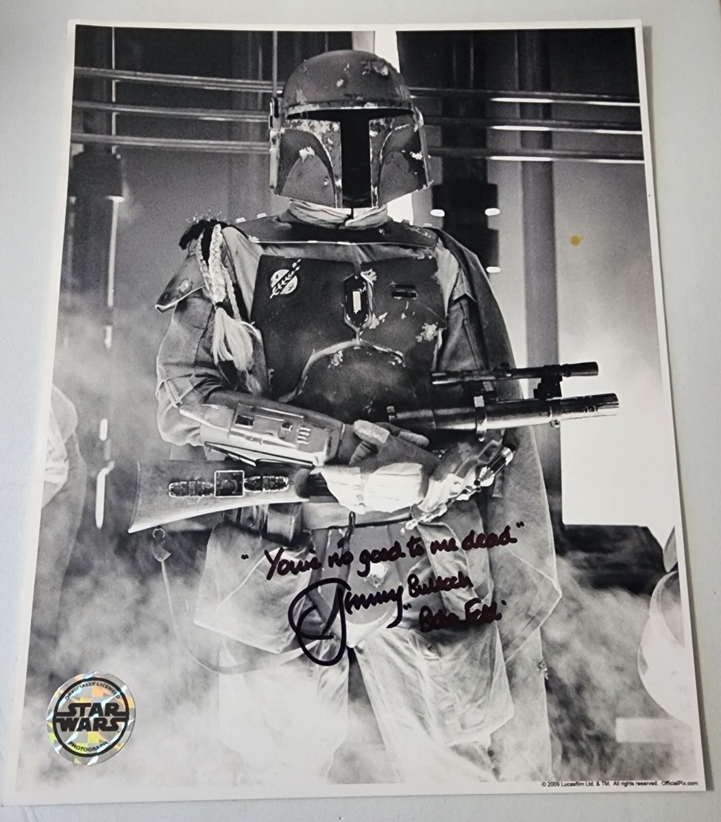 Jeremy Bulloch-Boba Fett Auto Star Wars Celebration Official Pix 