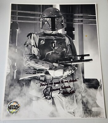 Jeremy Bulloch-Boba Fett Auto Star Wars Celebration Official Pix 