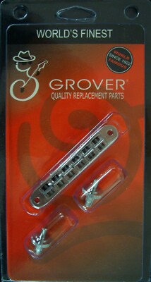Grover 521C Tune-O-Matic style Nashville bridge, Chrome