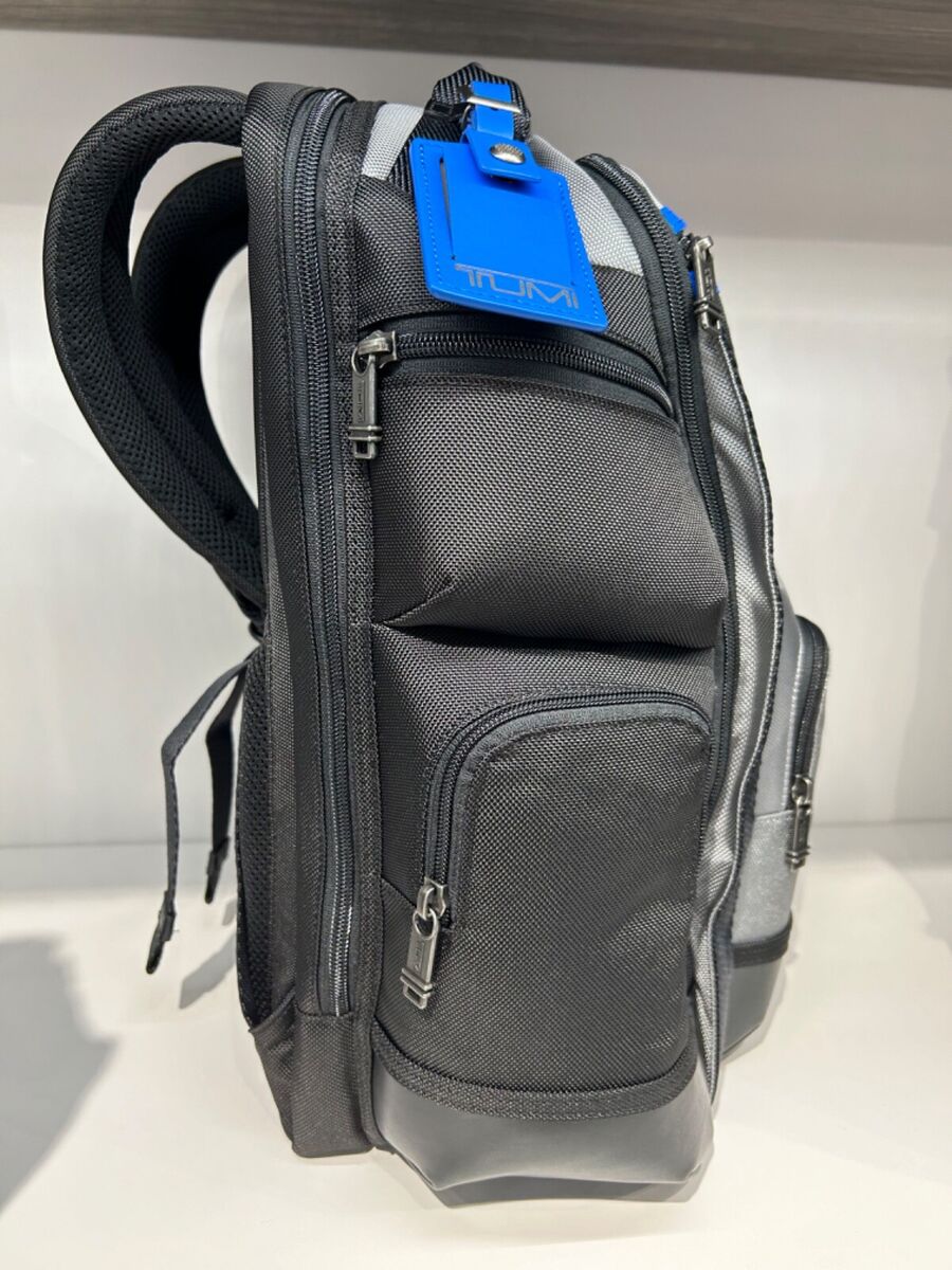 NEW Tumi HEDRICK Deluxe Brief Pack Nylon Backpack - GRAY w NEW Tumi HEDRICK Deluxe Brief Pack Nylon Backpack - GRAY w
