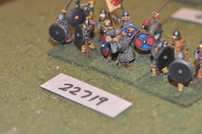 25mm Dark Age / Wikinger - Spearmen 12 Figuren Inf - Inf (22719)