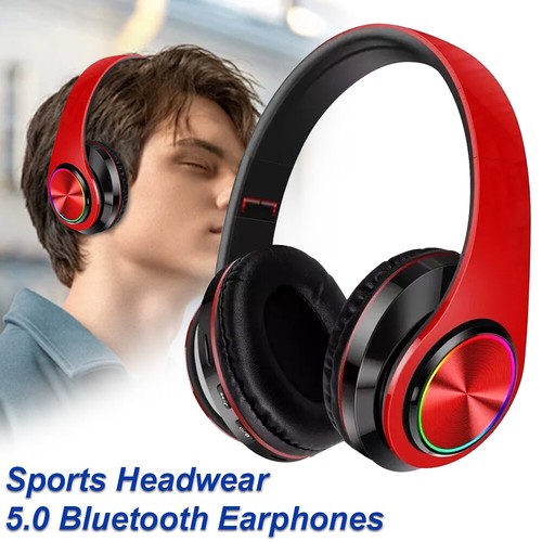 With Mic Wireless Headphones Noise Cancelling Bluetooth 5.0 Earphone Headset - Picture 5 of 13