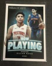 2020-21  HOOPS BASKETBALL CARD RC NOW PLAYING KILLIAN HAYES SS-13 FREE S&H 