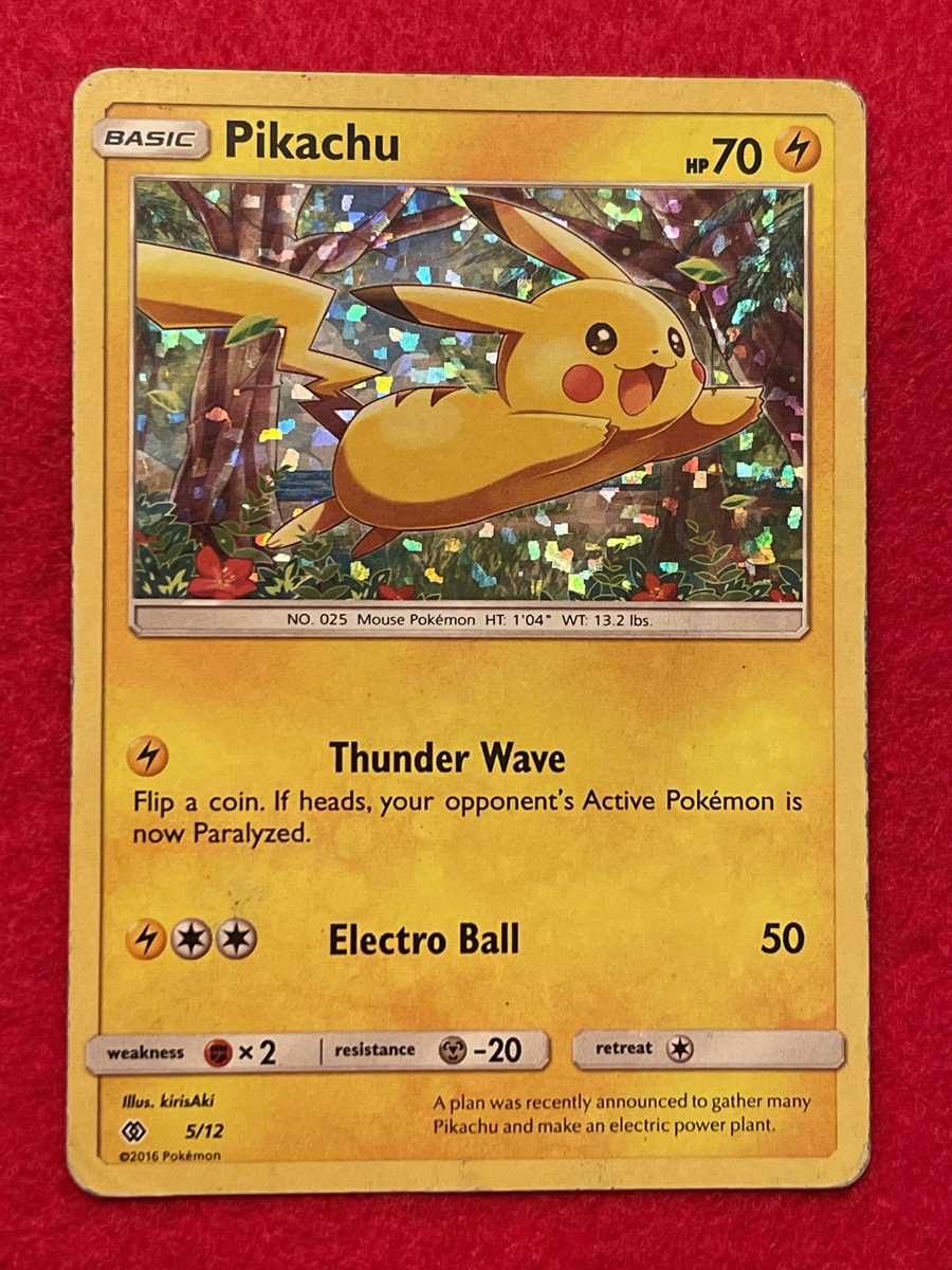 Pokémon TCG Pikachu McDonalds Promos 5/12 Holo Promo Pokémon Card