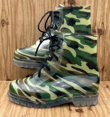 plastic combat boots