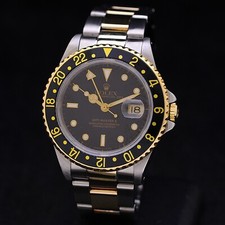 Rolex Gmt Master II ref 16713 steel gold serviced + box