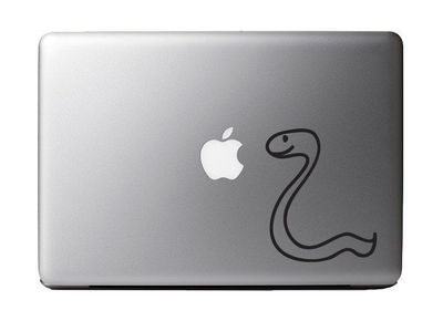Kids Animal Doodles Snake Vinyl Decal for Apple MacBook Dell Laptops