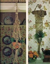 Hanging Spice Holders - Craft Book:  H228 Macrame Hangers for Small Spaces