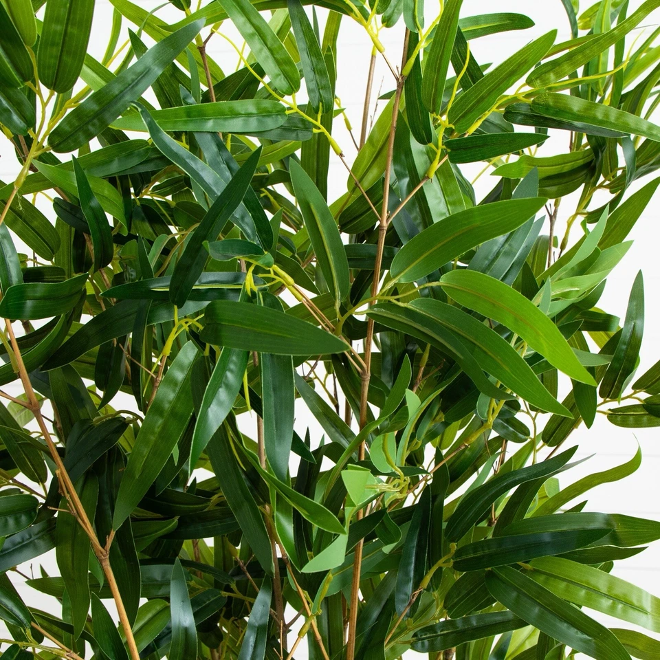 Árbol artificial de bambú de 5’ en maceta toque real UV (interior/exterior). Venta al por menor $269 Foto 2 de 4