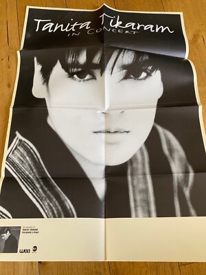 Konzertplakat TANITA TIKARAM, 1991, gefaltet