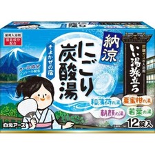 Japanese Onsen Cool Bath Salt 4types 12 tablets Soyokaze no yado carbonated