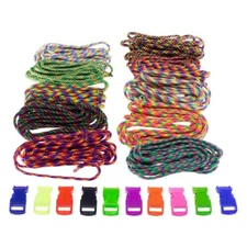 550 Paracord Combo Kit with Parachute Cord and Buckles by Paracord Planet 100Ft