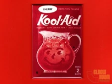 Kool-Aid cherry vintage packet art 2x3" fridge/locker magnet drink mix