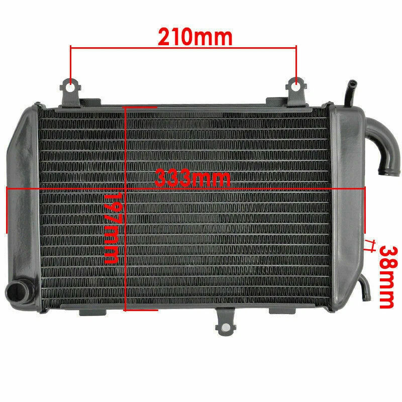 Nuevo enfriador radiador motor aluminio izquierdo Honda Goldwing GL1800 apto para 2006-2017 Foto 2 de 2