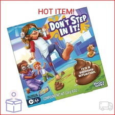 Don't Step in It! Preschool Game I Blindfolded, Poop Party Game | Spinner with 8