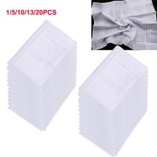 Lots Handkerchiefs Polyester Classic Hankies Large Men Hankerchief Hanky Pocket